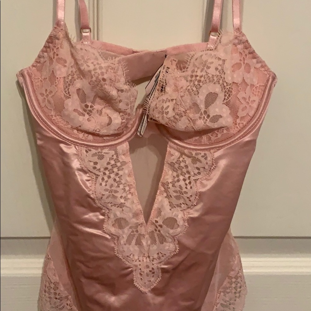 Victoria’s Secret Lace/ satin bodysuit